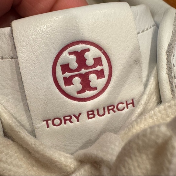 Tory Burch lady bug sneaker size 9.5 washed berry EUC - Picture 7 of 10